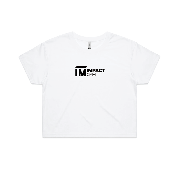 IMPACT GYM WOMENS CROP TEE 4062