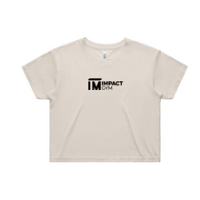 Load image into Gallery viewer, IMPACT GYM WOMENS CROP TEE 4062
