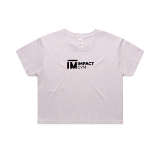 IMPACT GYM WOMENS CROP TEE 4062