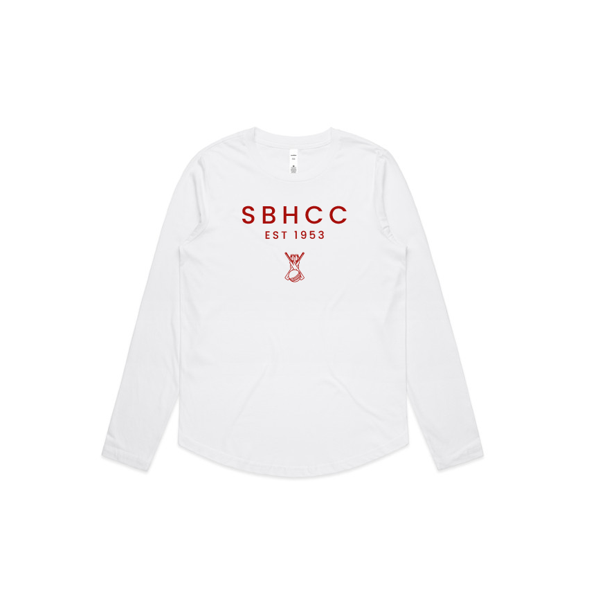 SBHCC WOMENS Maple Curve L/S Tee