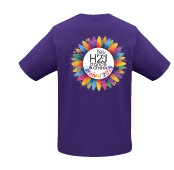H2J DANCE Carnival Tee Shirt - Purple