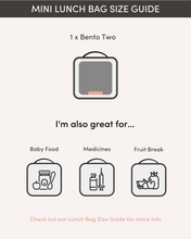 Load image into Gallery viewer, Mini Insulated Lunch Bag Black Gingham
