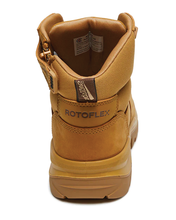 Load image into Gallery viewer, RotoFlex 8550 Mid Zip Side Safety Boot - Wheat
