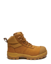 Load image into Gallery viewer, RotoFlex 8550 Mid Zip Side Safety Boot - Wheat
