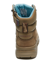 Load image into Gallery viewer, Womens RotoFlex 8863 High Zip Side Safety Boot - Stone
