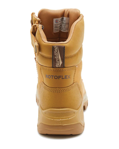 RotoFlex 8560 High Zip Side Safety Boot - Wheat