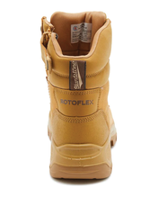Load image into Gallery viewer, RotoFlex 9060 Zip Side Safety Boot - Wheat
