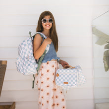 Load image into Gallery viewer, Sage Check Large Lunch Bag
