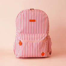 Load image into Gallery viewer, Fox and Fallow Strawberry Stripe backpack
