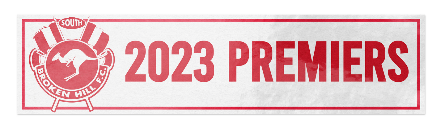SFC 2023 Premiers Bumper Sticker