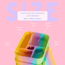 Load image into Gallery viewer, Fairy Floss Bento Lunchbox
