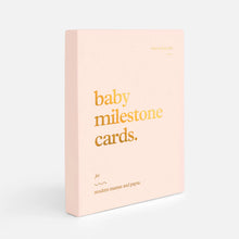 Load image into Gallery viewer, Baby Milestone Cards - Cream
