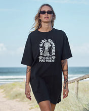 Load image into Gallery viewer, HOT GIRL SUMMER WOMENS RELAXED TEE DRESS
