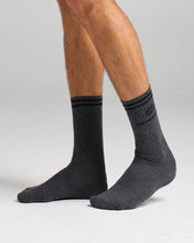 Load image into Gallery viewer, HUEYS | 3 PACK SOCKS - BLACK/GREY/WHITE
