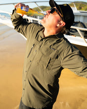 Load image into Gallery viewer, HUEYS GOOD LIFE UPF 50+ FISHING SHIRT
