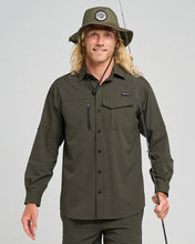 Load image into Gallery viewer, HUEYS GOOD LIFE UPF 50+ FISHING SHIRT
