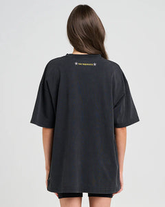 BORN TO RIDE WOMENS OVERSIZED SS TEE