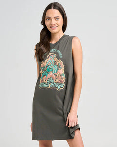 TAIL UNTOLD WOMENS MUSCLE DRESS