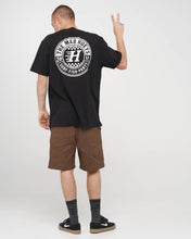 Load image into Gallery viewer, CHECKER HUEYS | SS TEE - BLACK
