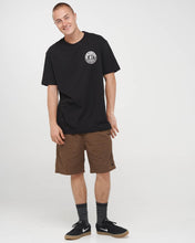 Load image into Gallery viewer, CHECKER HUEYS | SS TEE - BLACK
