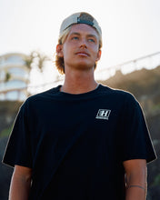 Load image into Gallery viewer, PARALLEL HUEYS | SS TEE - BLACK
