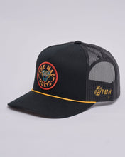 Load image into Gallery viewer, FANGING KEG | TWILL TRUCKER - BLACK
