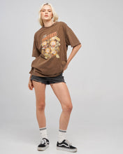 Load image into Gallery viewer, ANCHOR LADYBUG | WOMENS OVERSIZED TEE - WALNUT WASHED
