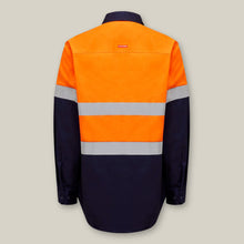 Load image into Gallery viewer, CORE HI-VIS LONG SLEEVE HEAVYWEIGHT CLOSED FRONT TAPED SHIRT - Y04615
