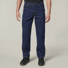 Load image into Gallery viewer, HEAVY DUTY WASHED DENIM WORK JEANS - Y03514
