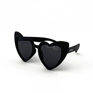 Glossy Black Hearts