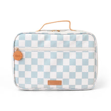 Load image into Gallery viewer, Sage Check Large Lunch Bag

