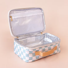 Load image into Gallery viewer, Sage Check Large Lunch Bag
