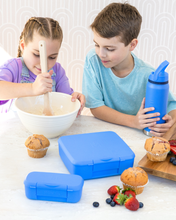 Load image into Gallery viewer, MontiiCo Snack Lunch Box - Blueberry
