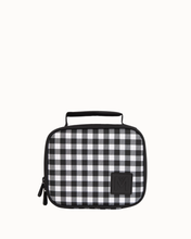 Load image into Gallery viewer, Mini Insulated Lunch Bag Black Gingham
