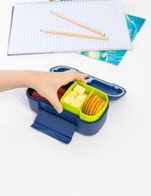 Load image into Gallery viewer, MontiiCo Snack Lunch Box - Navy
