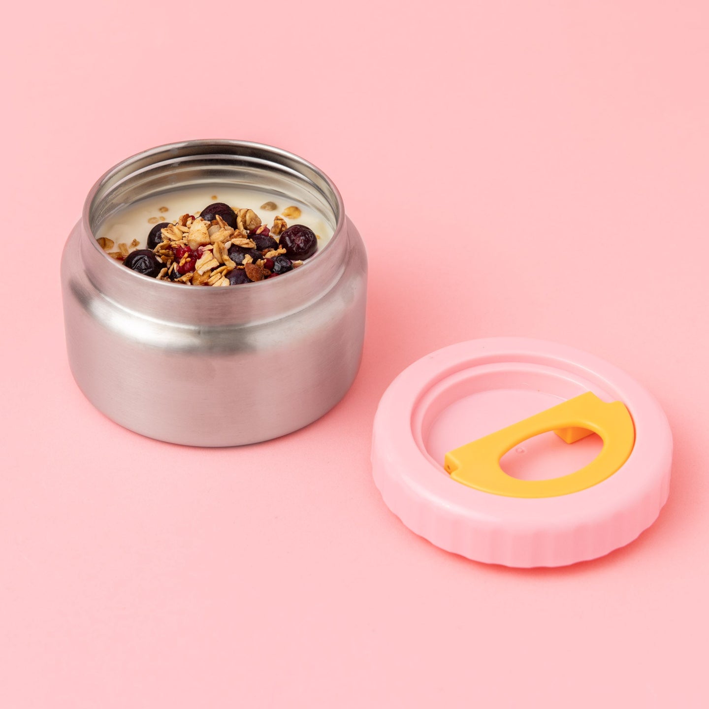 250ml Stainless Steel Insulated Food Jar (light pink)