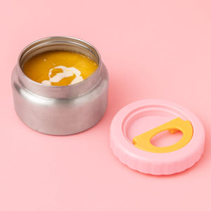 250ml Stainless Steel Insulated Food Jar (light pink)