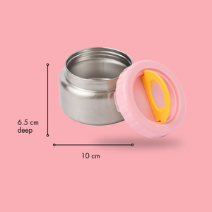 250ml Stainless Steel Insulated Food Jar (light pink)