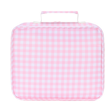 Load image into Gallery viewer, Pink Gingham Junior Insulated Lunch Bag + Ice Pack
