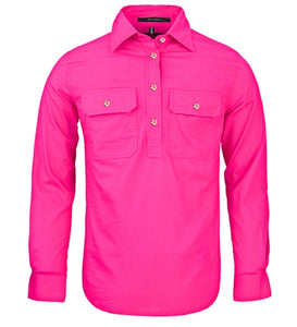 Women's Pilbara Closed Front L/S Shirt RM300CF