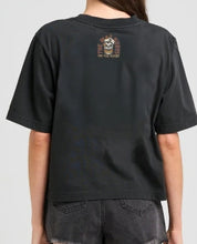Load image into Gallery viewer, Triple On The Rocks | Womens Boxy Tee - Washed Black
