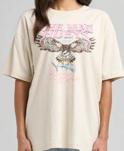 Load image into Gallery viewer, Born To Hueys | Womens Oversized Tee - Stone
