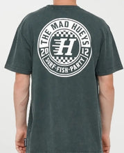 Load image into Gallery viewer, Checker Hueys | SS Tee - Pine Green Washed
