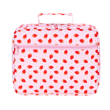 Load image into Gallery viewer, Strawberry Fields Junior Insulated Lunch Bag + Ice Pack

