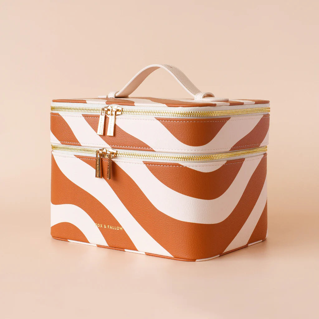 Rust Swirl Vanity Case