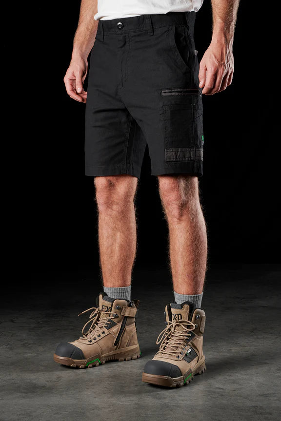 WS◆3 - STRETCH WORK SHORT - Black