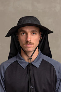 Wide Brim Hat with Legionares Flap - A1008