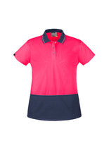 Load image into Gallery viewer, ZH731 SYZMIK  Womens Hi Vis Basic Short Sleeve Polo
