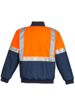 Load image into Gallery viewer, Hi Vis Quilted Flying Jacket ZJ351 - Orange/Navy
