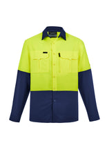 Load image into Gallery viewer, ZW468 SYZMIK  Mens Hi Vis Outdoor Long Sleeve Shirt
